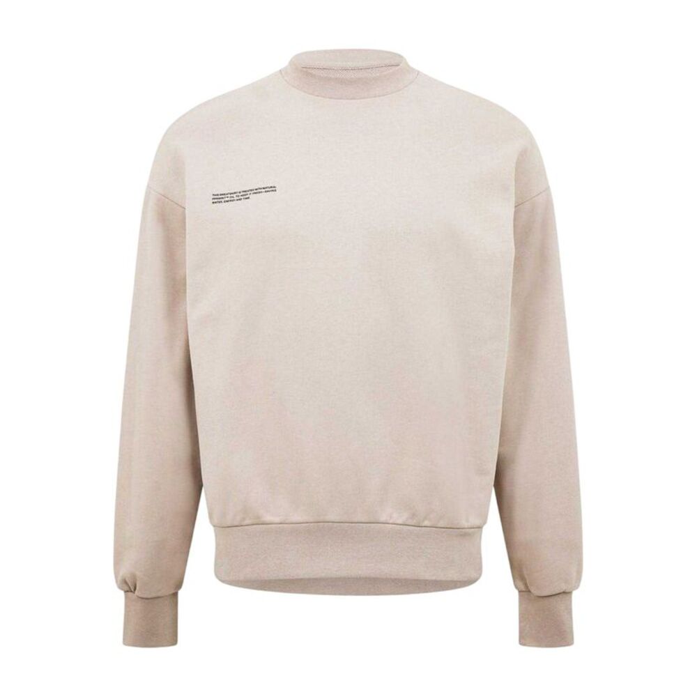 Pangaia Mens 365 Logo Sweatshirt / Stone Grey